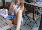 Public place upskirt no panties